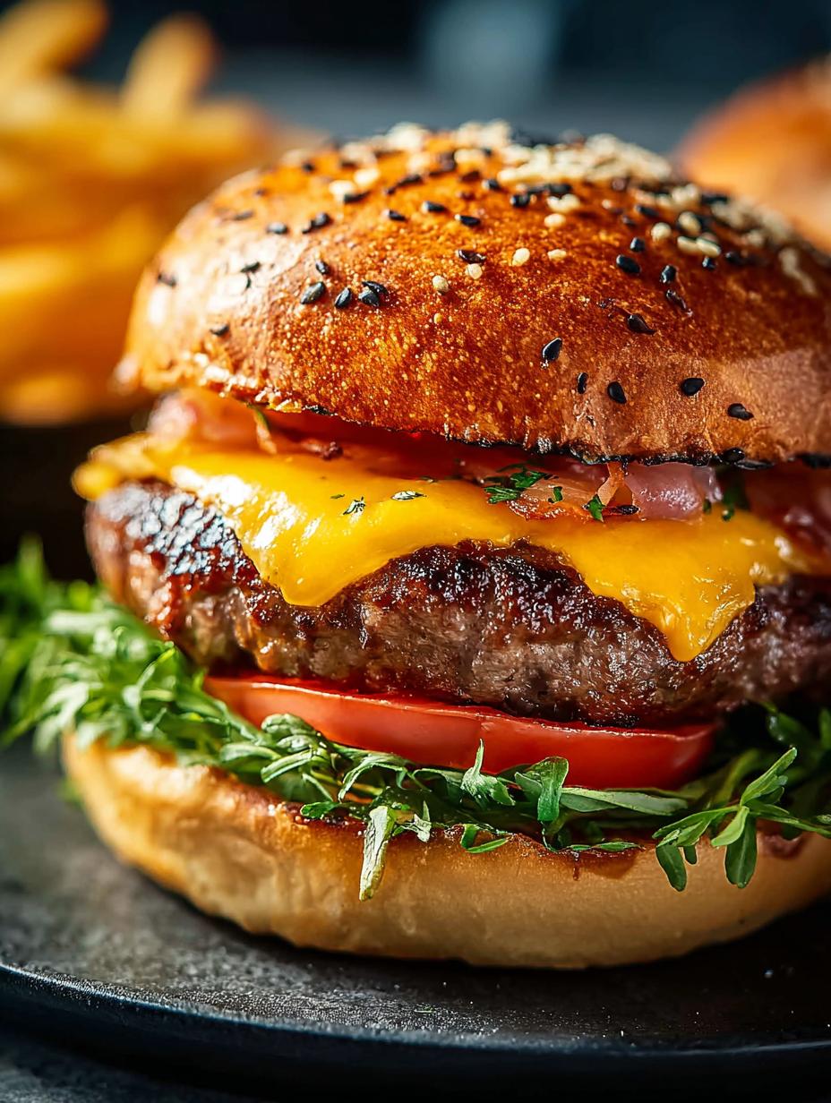 Juicy Air Fryer Burgers Ready in 15 Minutes - Air Fryer Burgers - additional detail