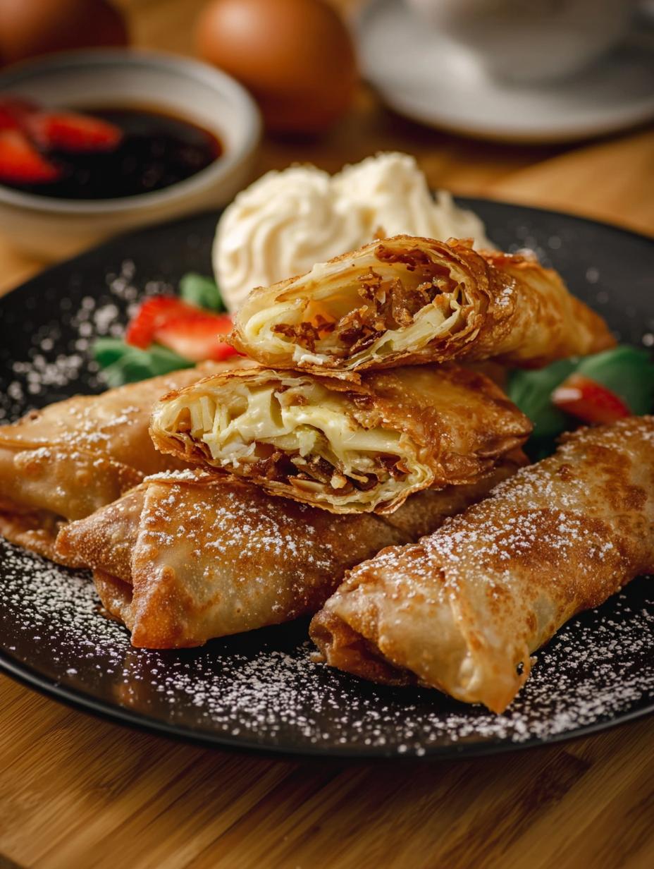 Apple Pie Egg Rolls: 12 Deliciously Sweet Treats to Enjoy 5 Apple Pie Egg Rolls: 12 Deliciously Sweet Treats to Enjoy - Apple Pie Egg Rolls - main visual representation
