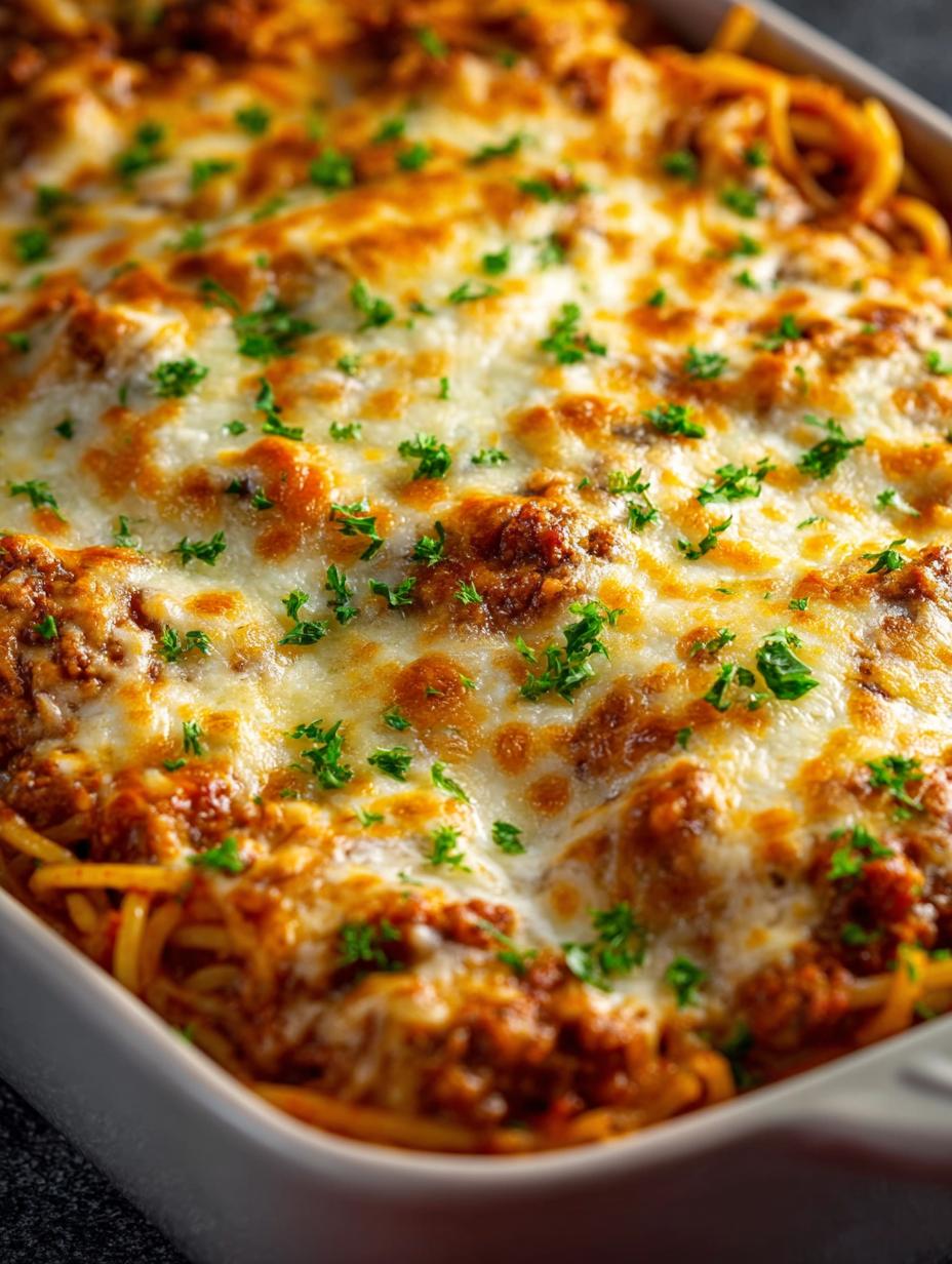 Delicious Baked Spaghetti: A Family Favorite Recipe - Baked Spaghetti - main visual representation