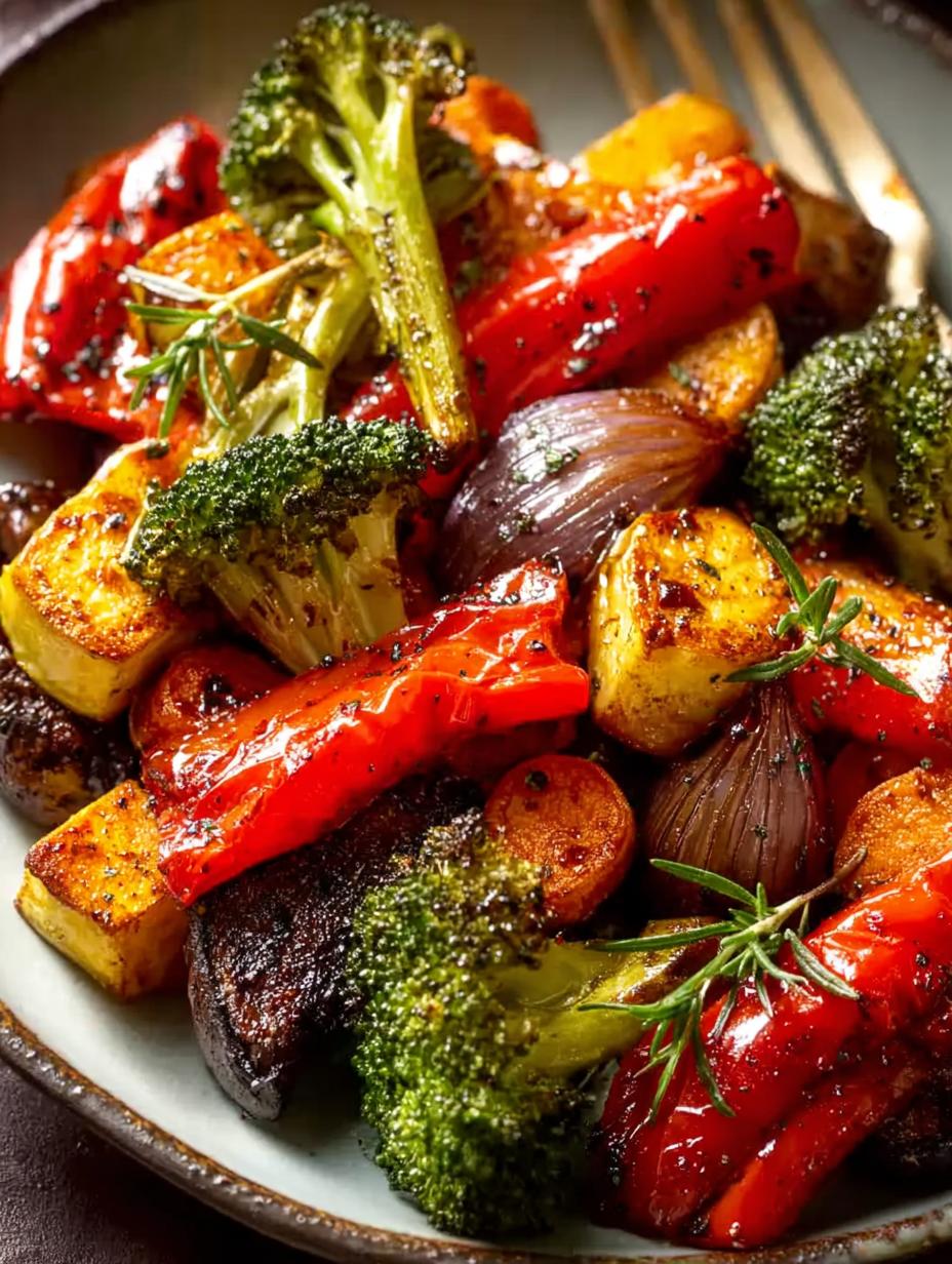 Balsamic Roasted Vegetables: 10 Delicious Ways to Enjoy - Balsamic Roasted Vegetables - main visual representation