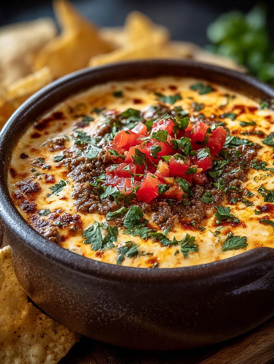 Beef Queso Dip