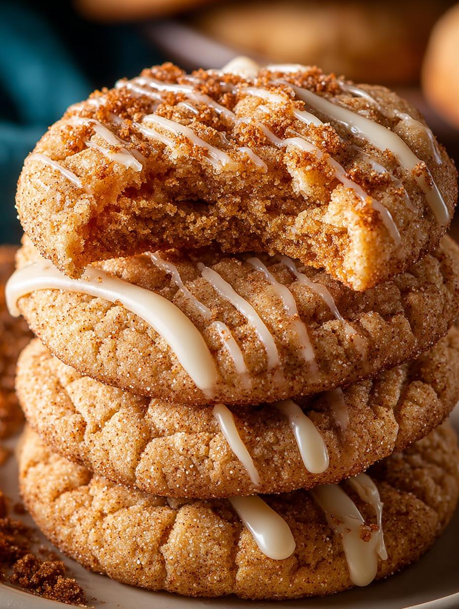 Biscoff Snickerdoodle Cookies