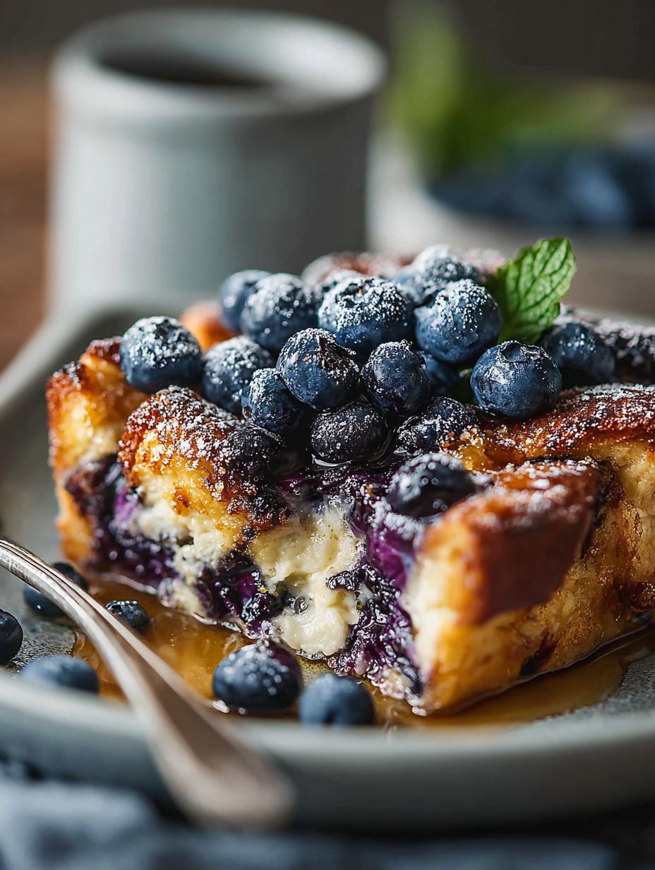 Blueberry French Toast Casserole