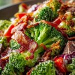 Broccoli Beef Bacon Salad
