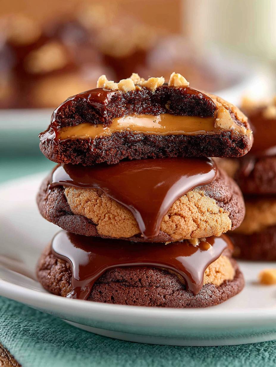 Delicious Buckeye Brownie Cookies to Satisfy Your Cravings - Buckeye Brownie Cookies - additional detail