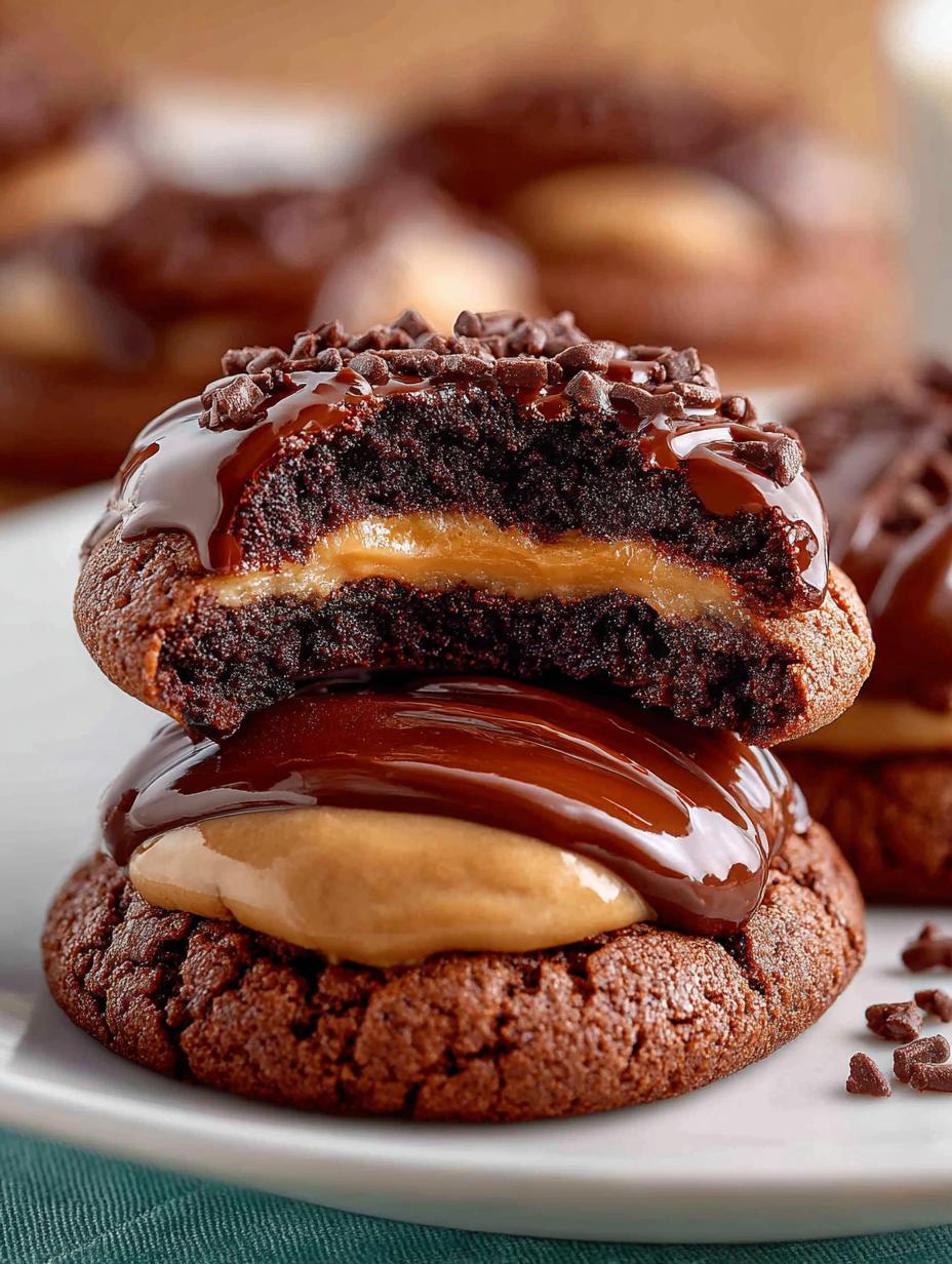 Buckeye Brownie Cookies