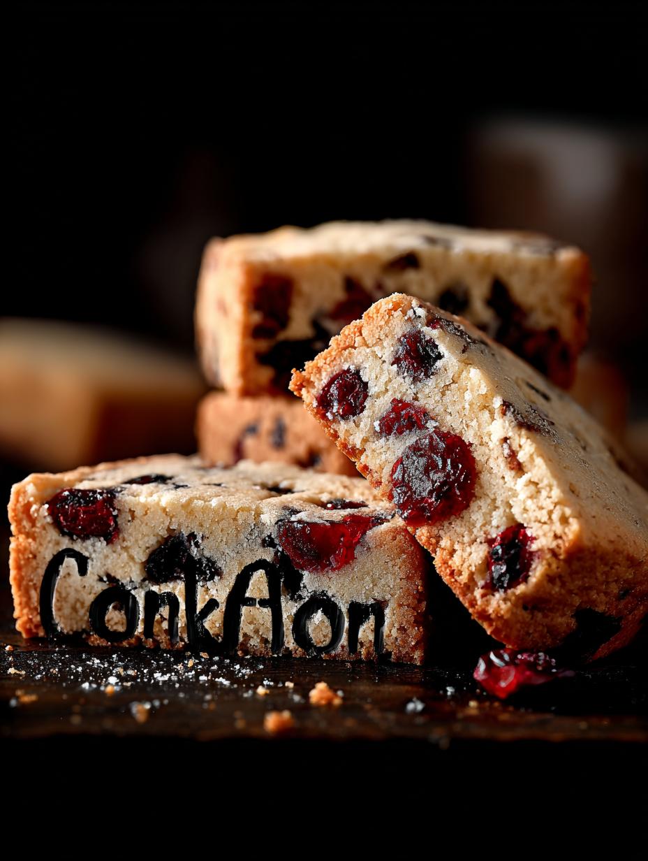 Buttery Cranberry Orange Shortbread Bliss Awaits You - Buttery Cranberry Orange Shortbread - additional detail