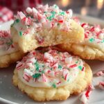 Candy Cane Whipped Shortbread