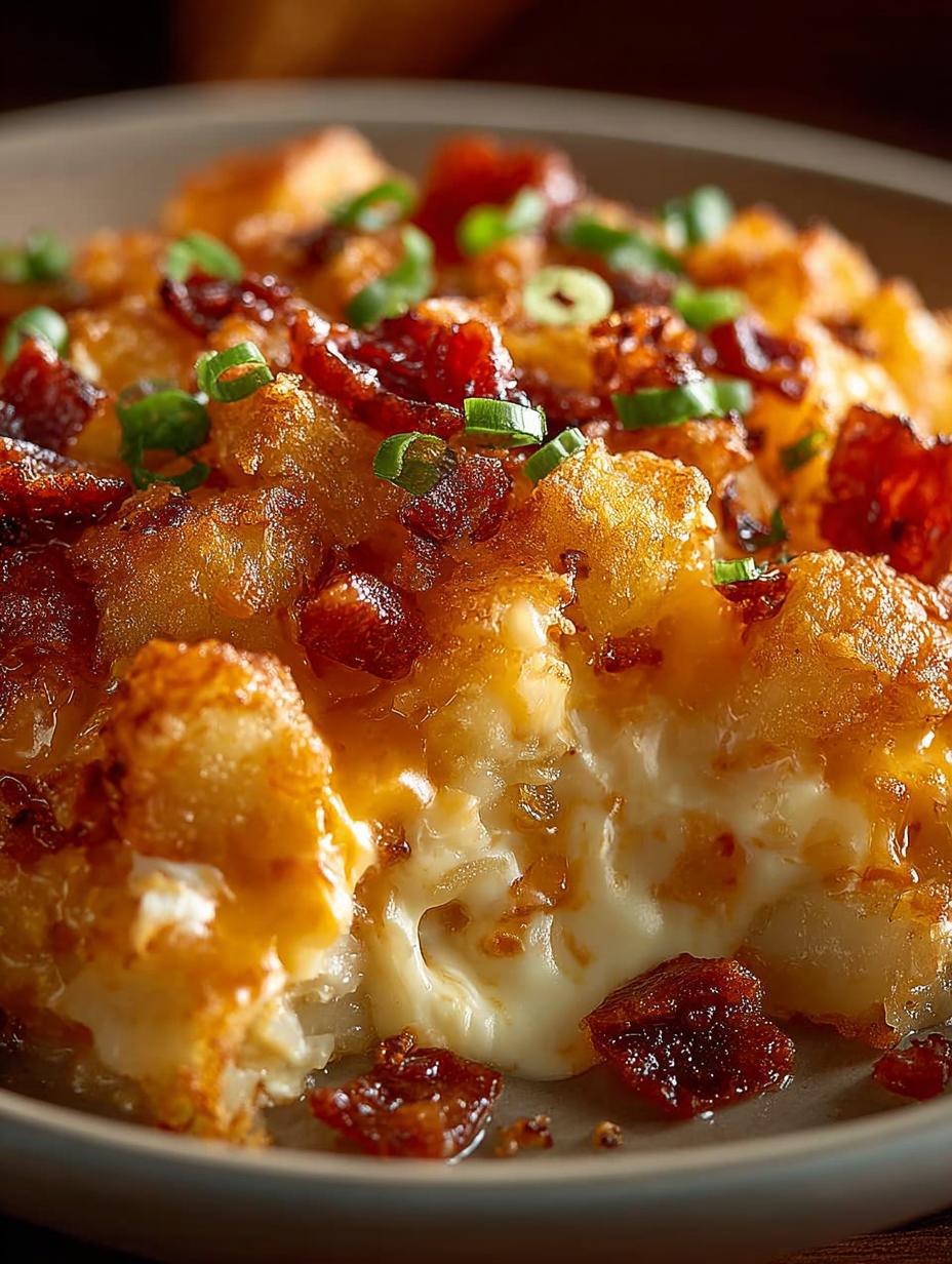 Cheesy Cracked Out Hashbrown