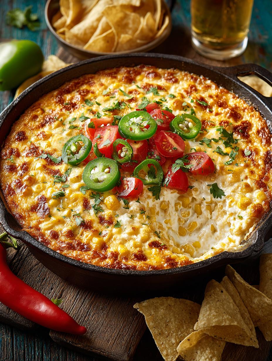 Cheesy Mexican Corn Dip
