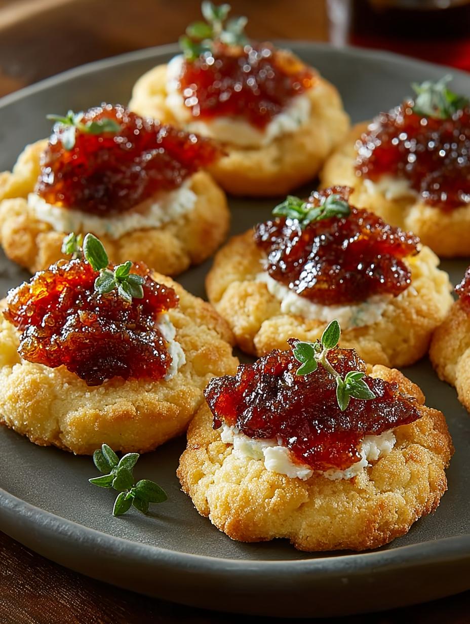 Cheesy Thumbprint Appetizers with