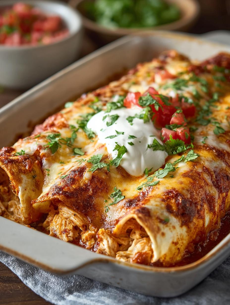Chicken Enchiladas: 7 Easy Steps for Best Ever Dinner - Chicken Enchiladas - additional detail