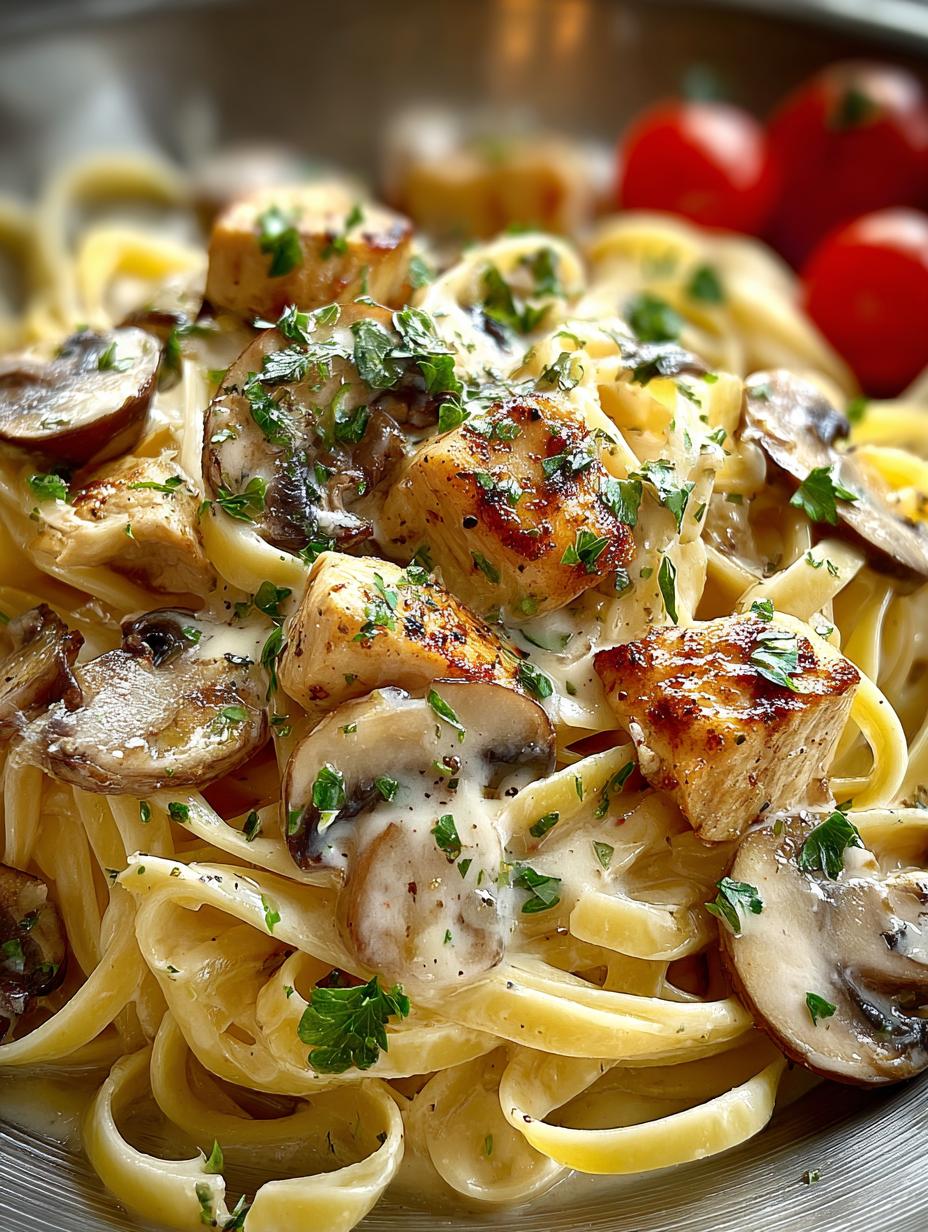 Chicken Mushroom Pasta