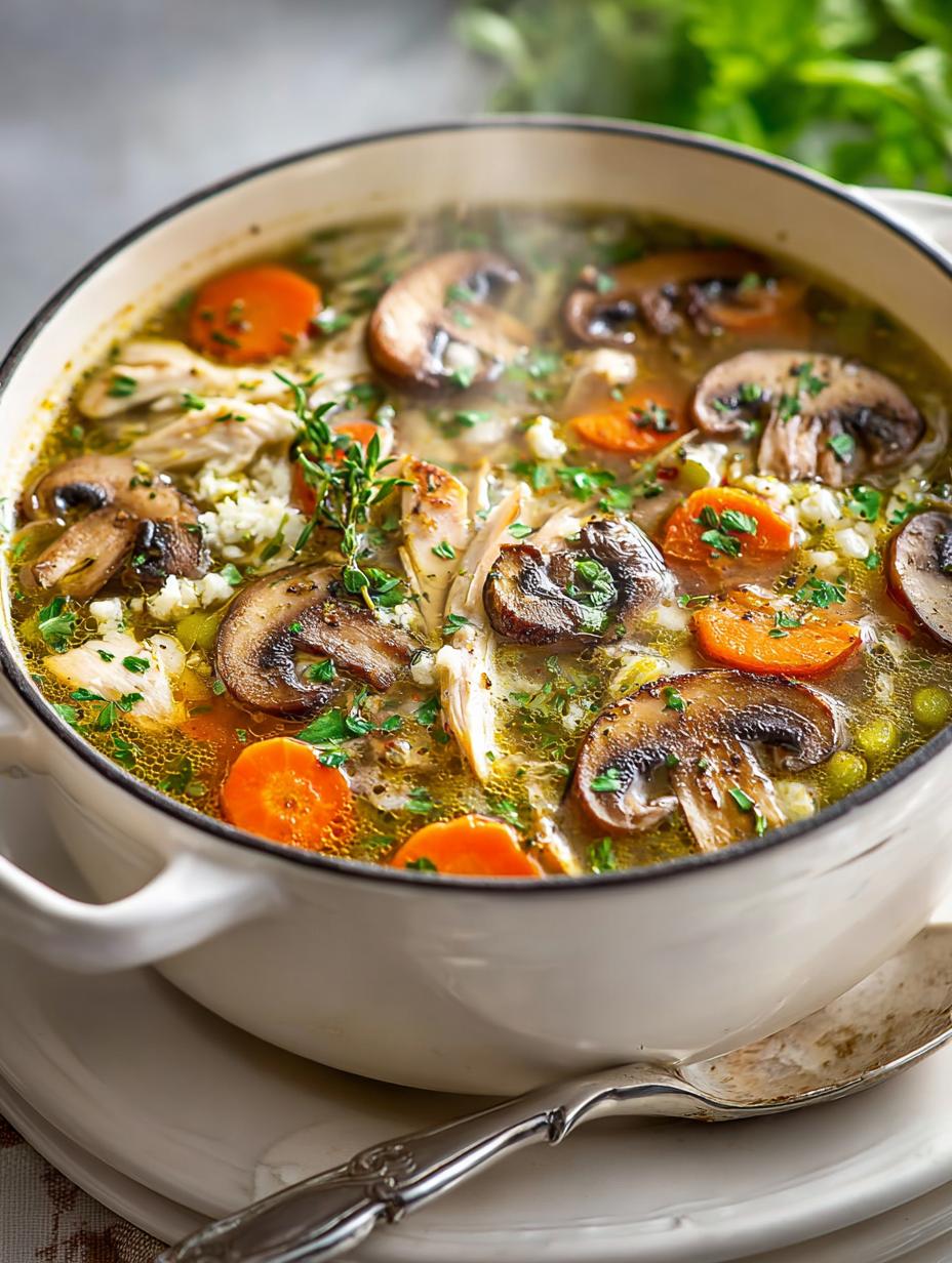 Chicken Mushroom Soup: 7 Comforting Benefits for You - Chicken Mushroom Soup - additional detail