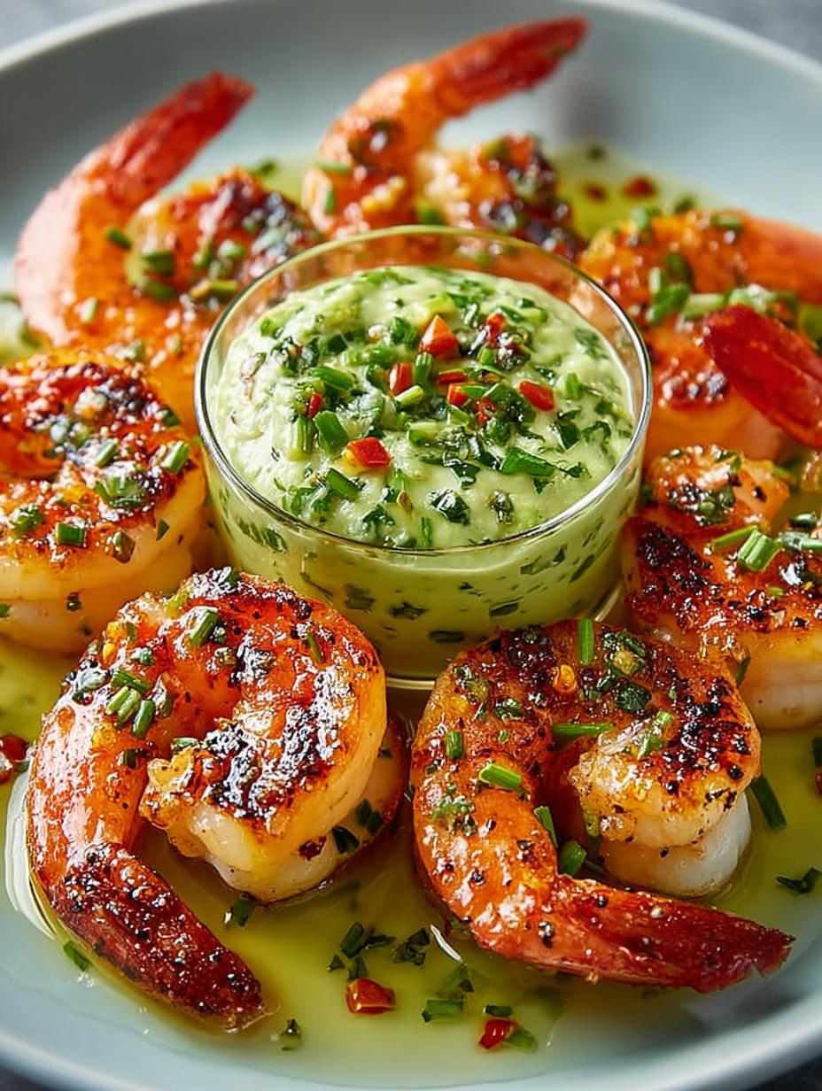 Chili Lime Shrimp with Avocado Crema: A Spicy Delight - Chili Lime Shrimp with - additional detail
