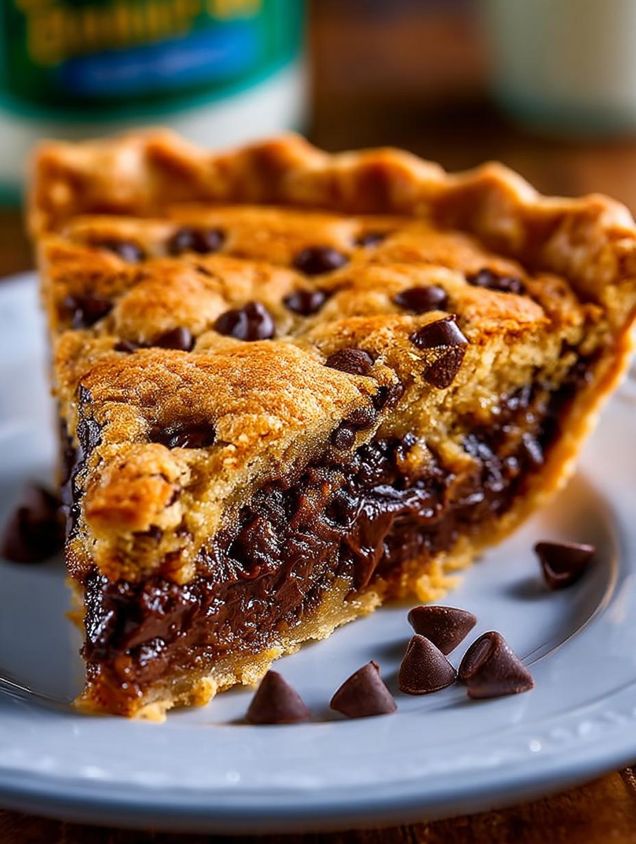 Chocolate Chip Cookie Pie