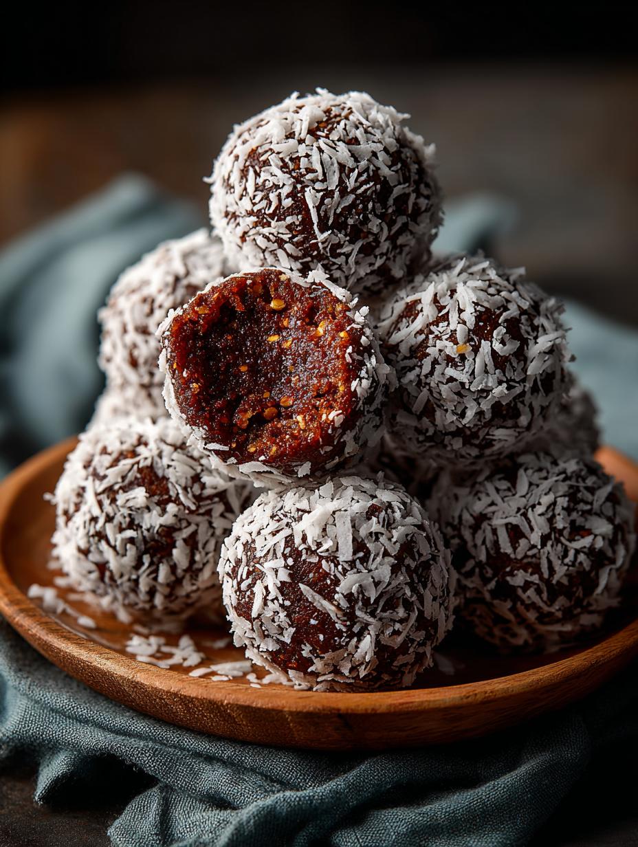 Chocolate Coconut Date Balls: 5 Irresistible Energy Bites - Chocolate Coconut Date Balls - main visual representation