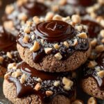 Chocolate Hazelnut Thumbprint Cookies