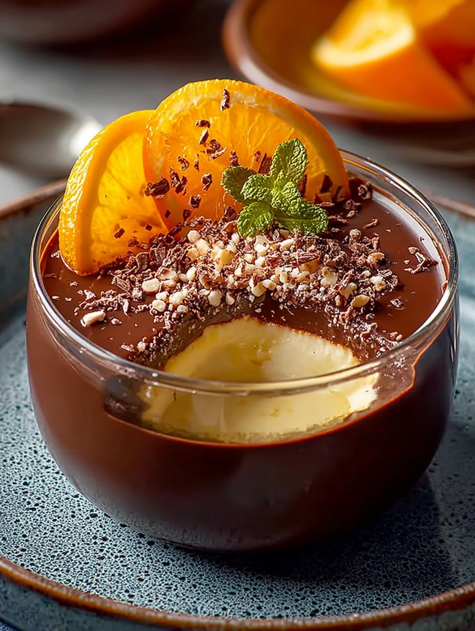 Chocolate Orange Posset