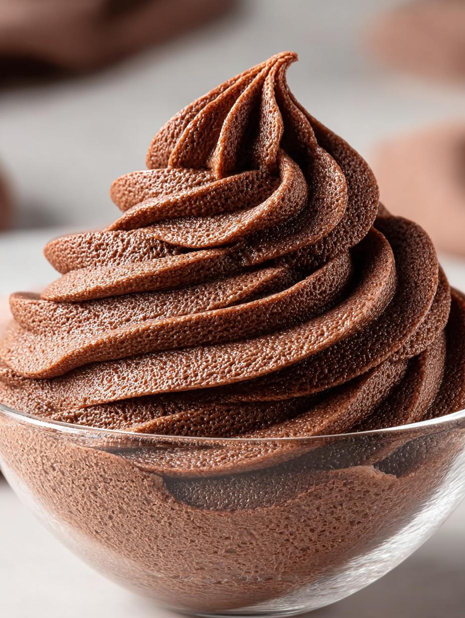Chocolate Whipped Cream Frosting