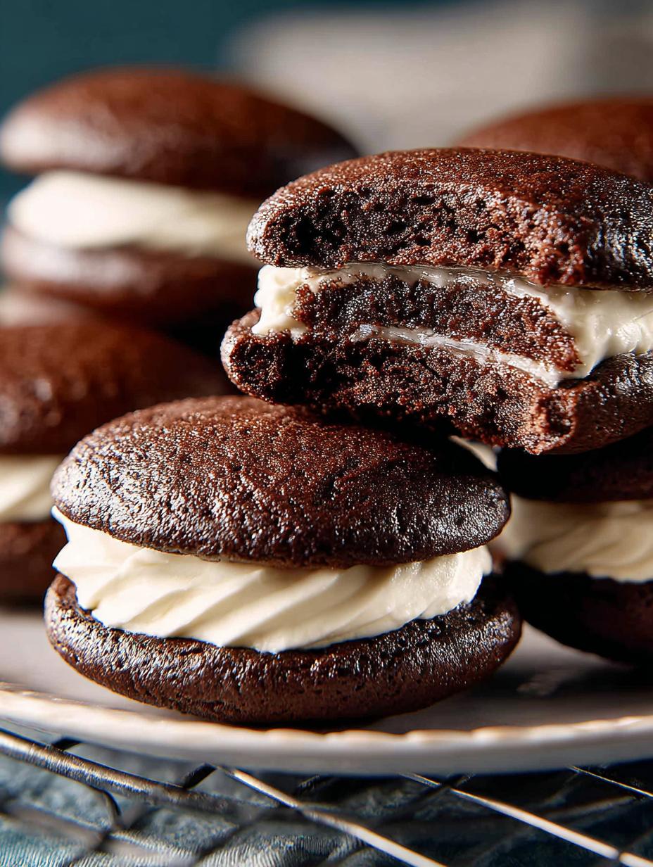 Chocolate Whoopie Pies: 12 Joyful Treats to Make Today - Chocolate Whoopie Pies - additional detail