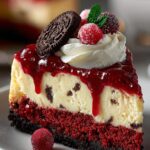 Christmas Red Velvet Cheesecake
