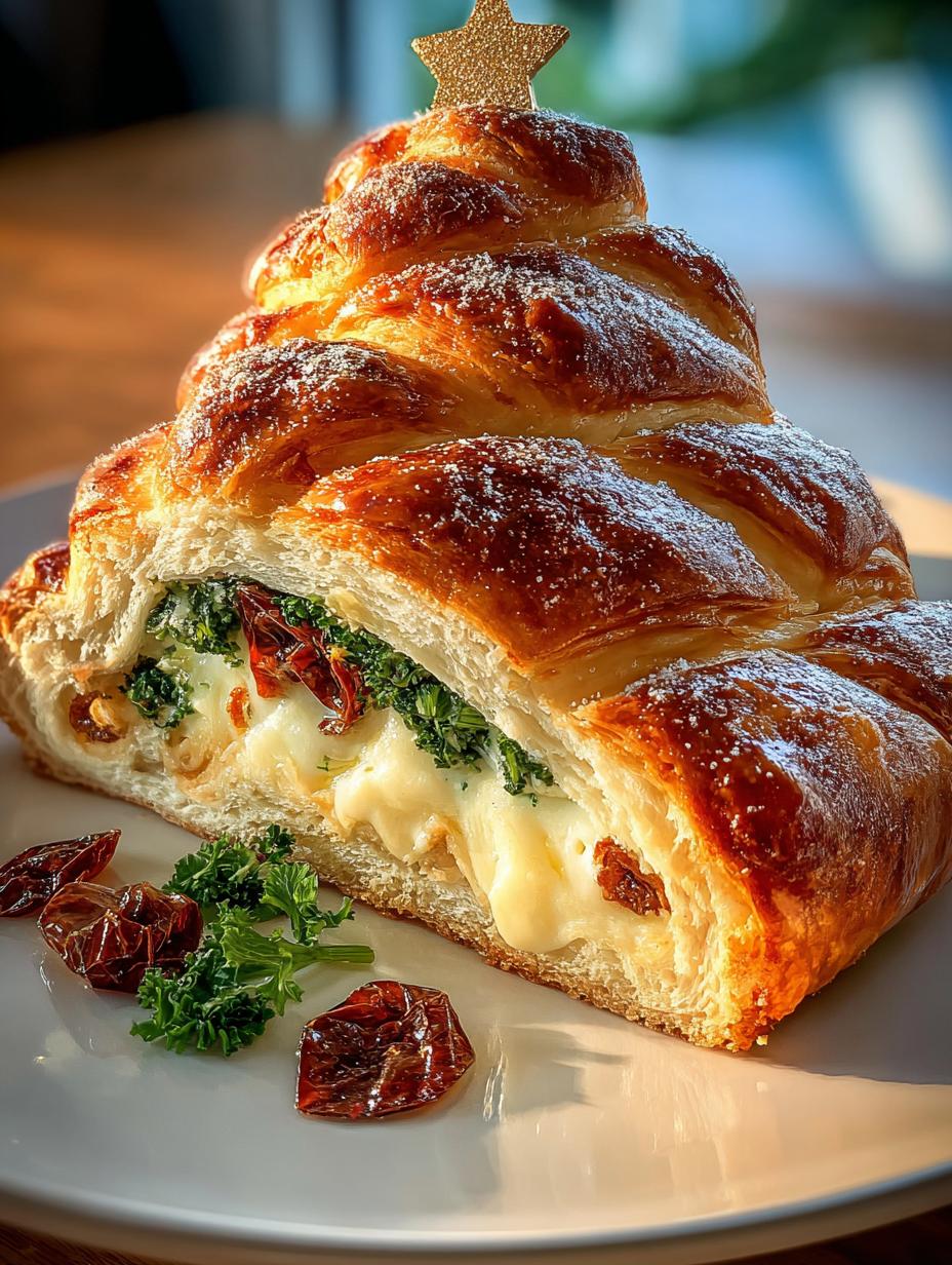 Christmas Tree Stuffed Bread: 7 Festive Flavors Await - Christmas Tree Stuffed Bread - additional detail