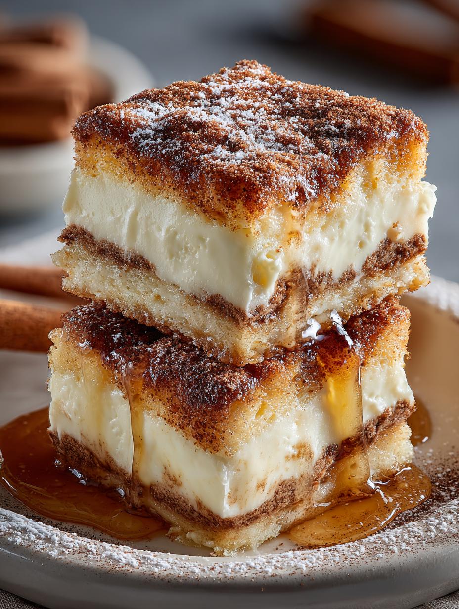 Churro Cheesecake Bars