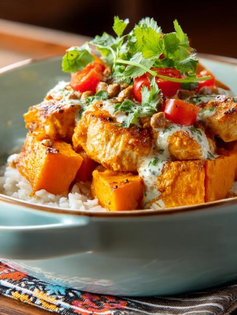 Coconut Chicken Sweet Potato
