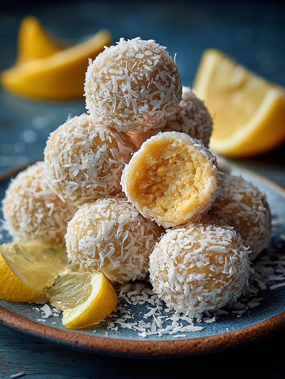 Coconut Lemon Energy Balls: 12 Zesty Energy Bites - Coconut Lemon Energy Balls - additional detail