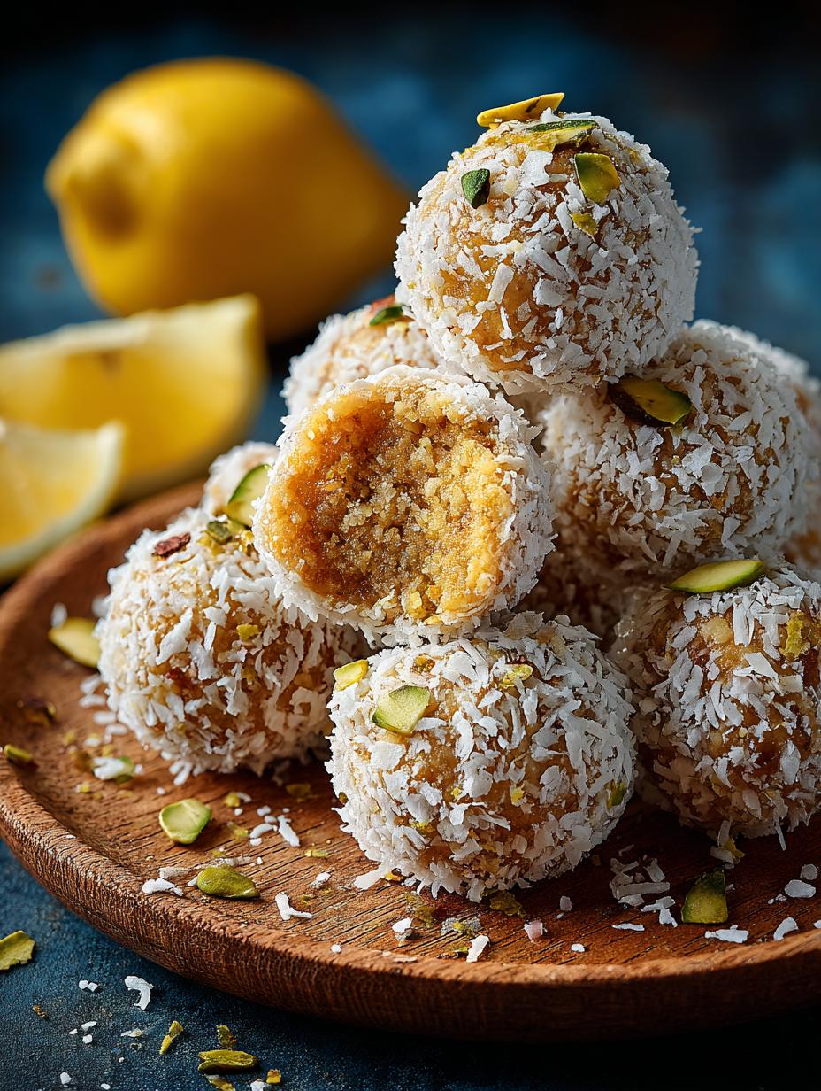 Coconut Lemon Energy Balls
