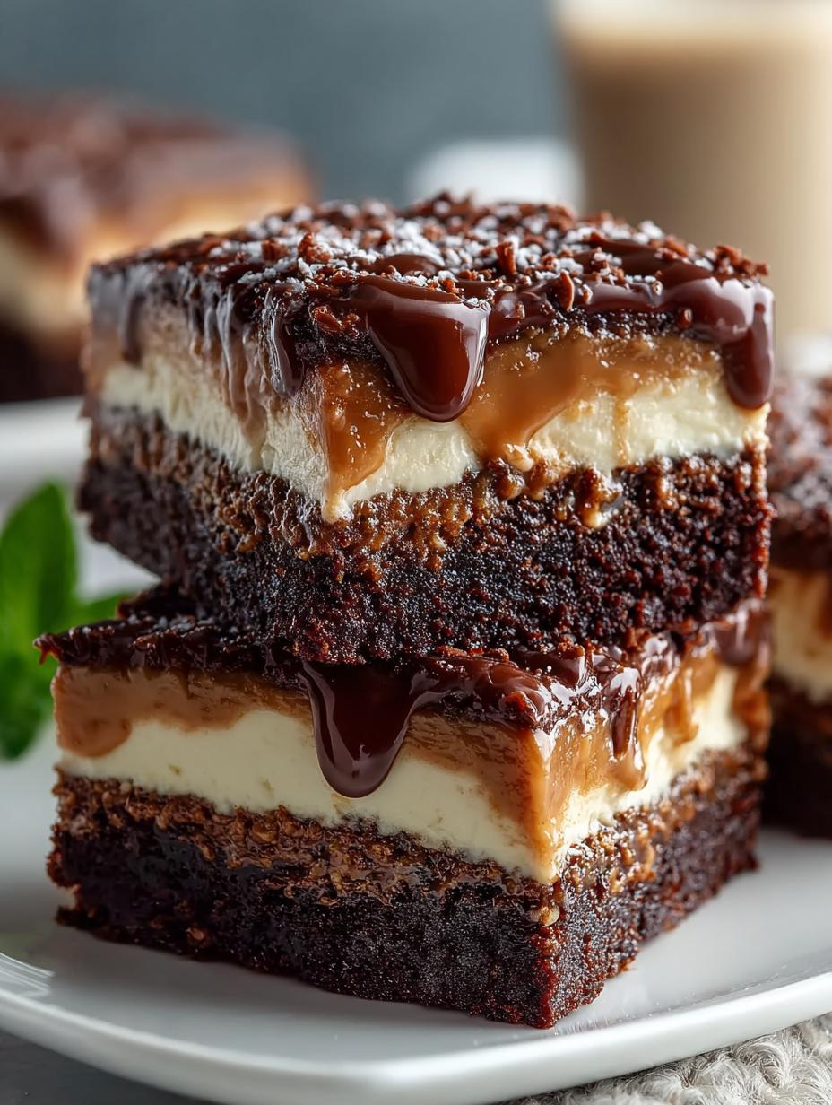 Coffee Cream Brownies Dessert
