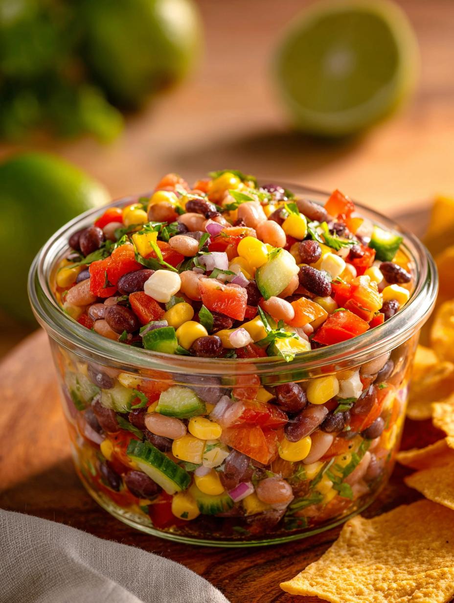 Cowboy Caviar: 10-Minute Zesty Bean Salad Delight - Cowboy Caviar - additional detail