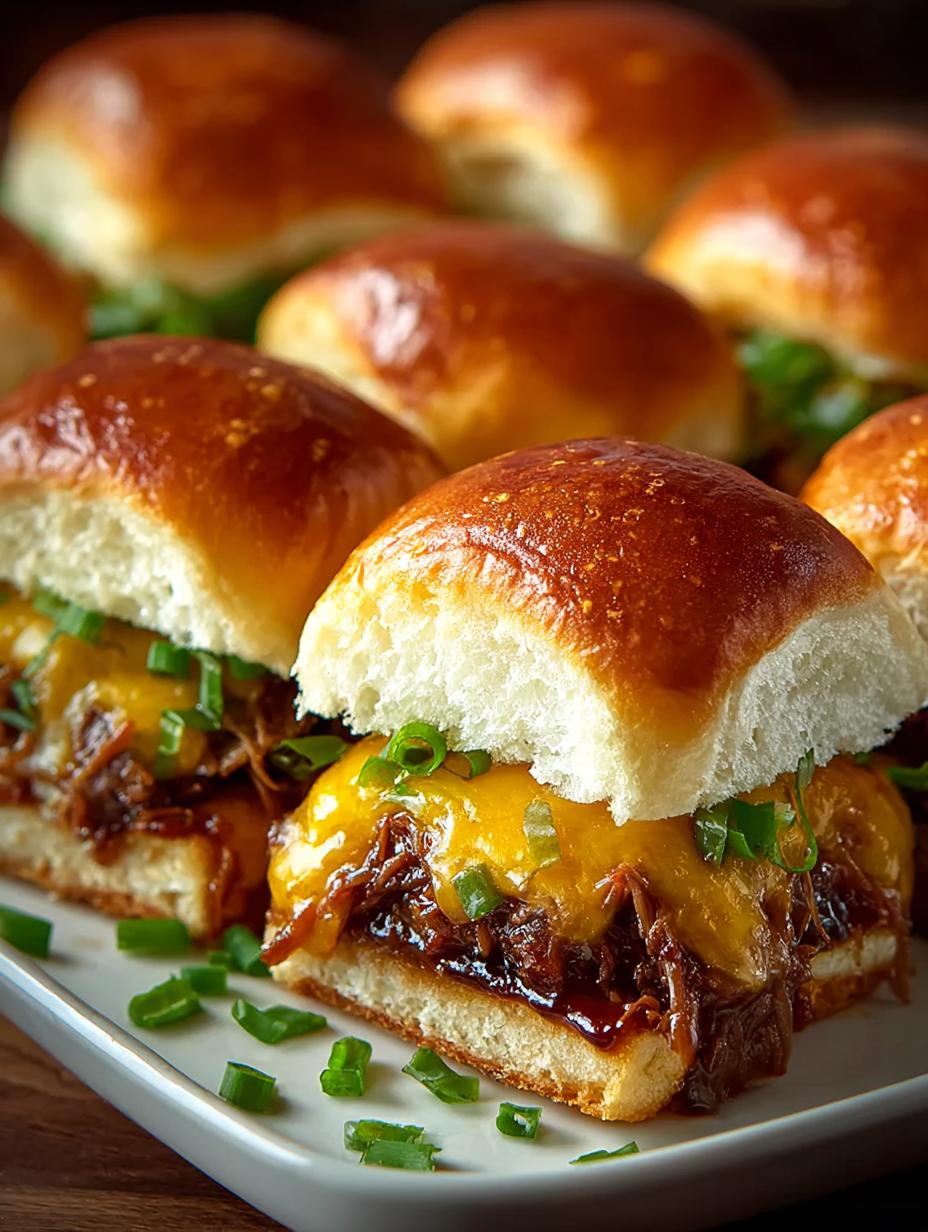 Cowboy Sliders Smoky Cheesy