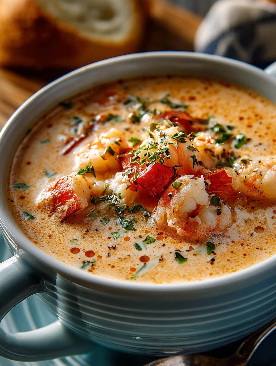 Luxurious Crab Shrimp Seafood Bisque for Your Table 5 Luxurious Crab Shrimp Seafood Bisque for Your Table - Crab Shrimp Seafood Bisque - main visual representation