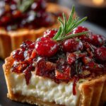 Cranberry Brie Tart with