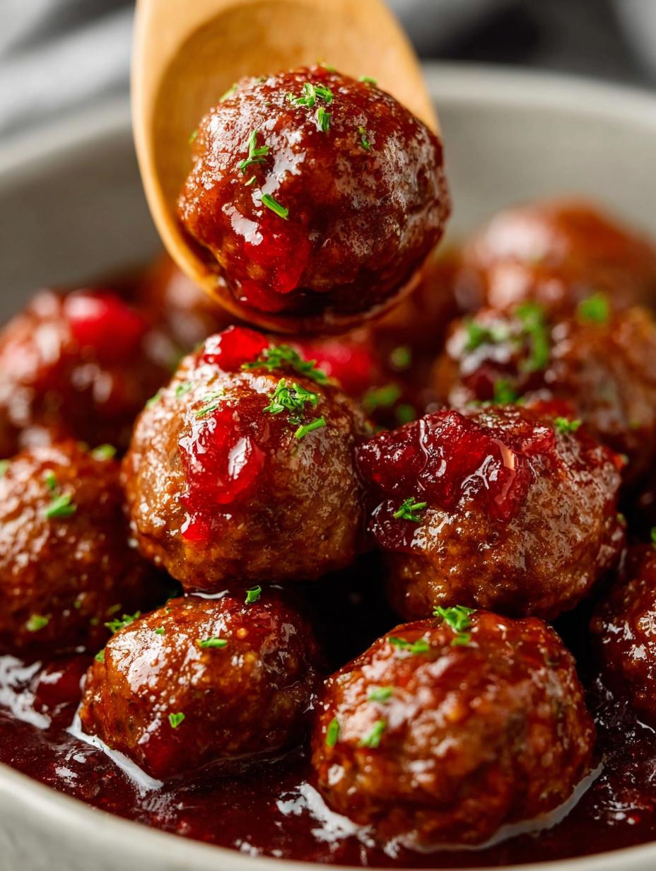 Cranberry Meatballs Crockpot