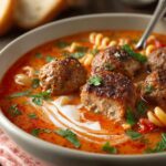 Creamy Italian Meatball Soup