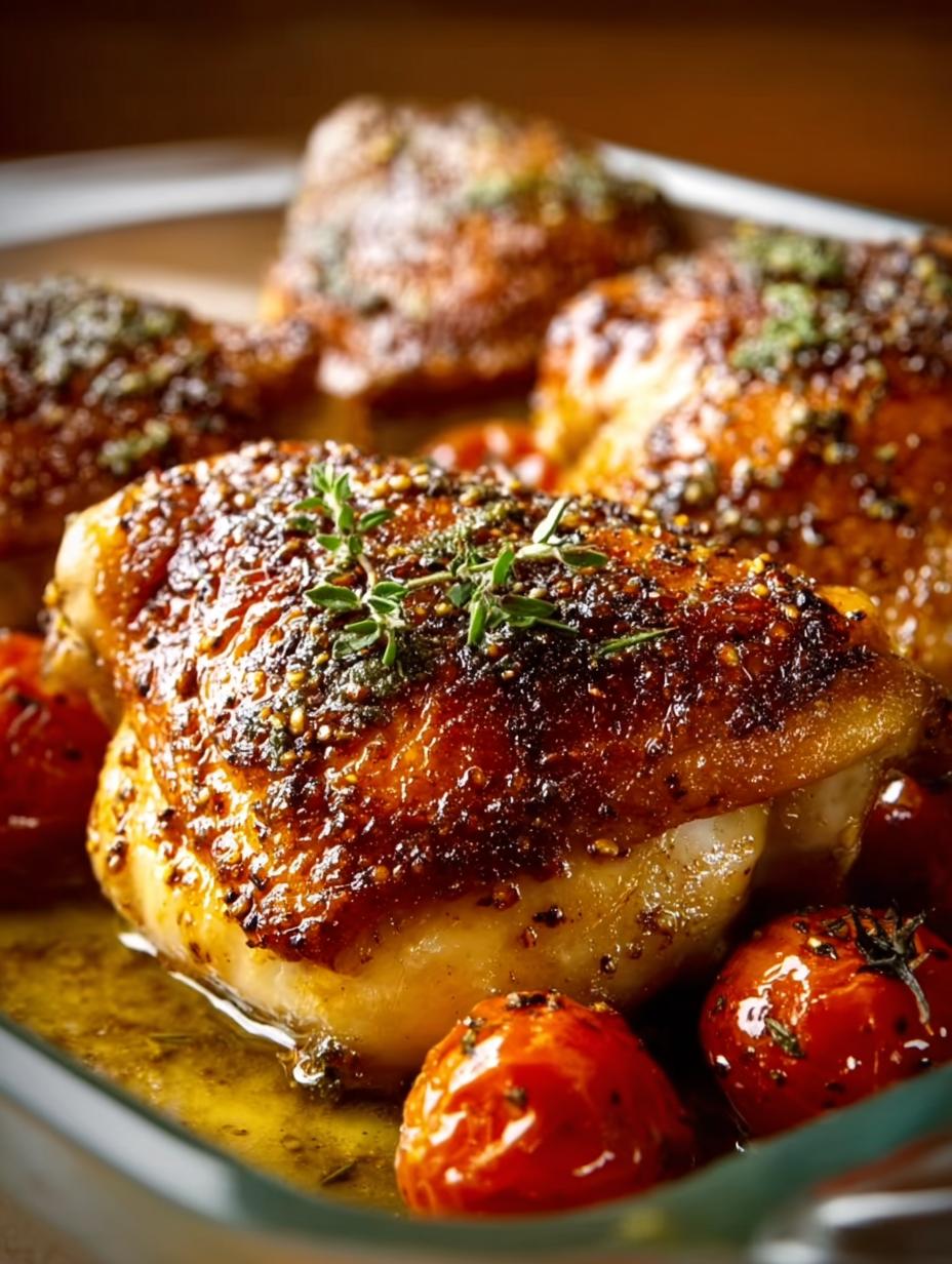 Crispy Juicy Baked Chicken