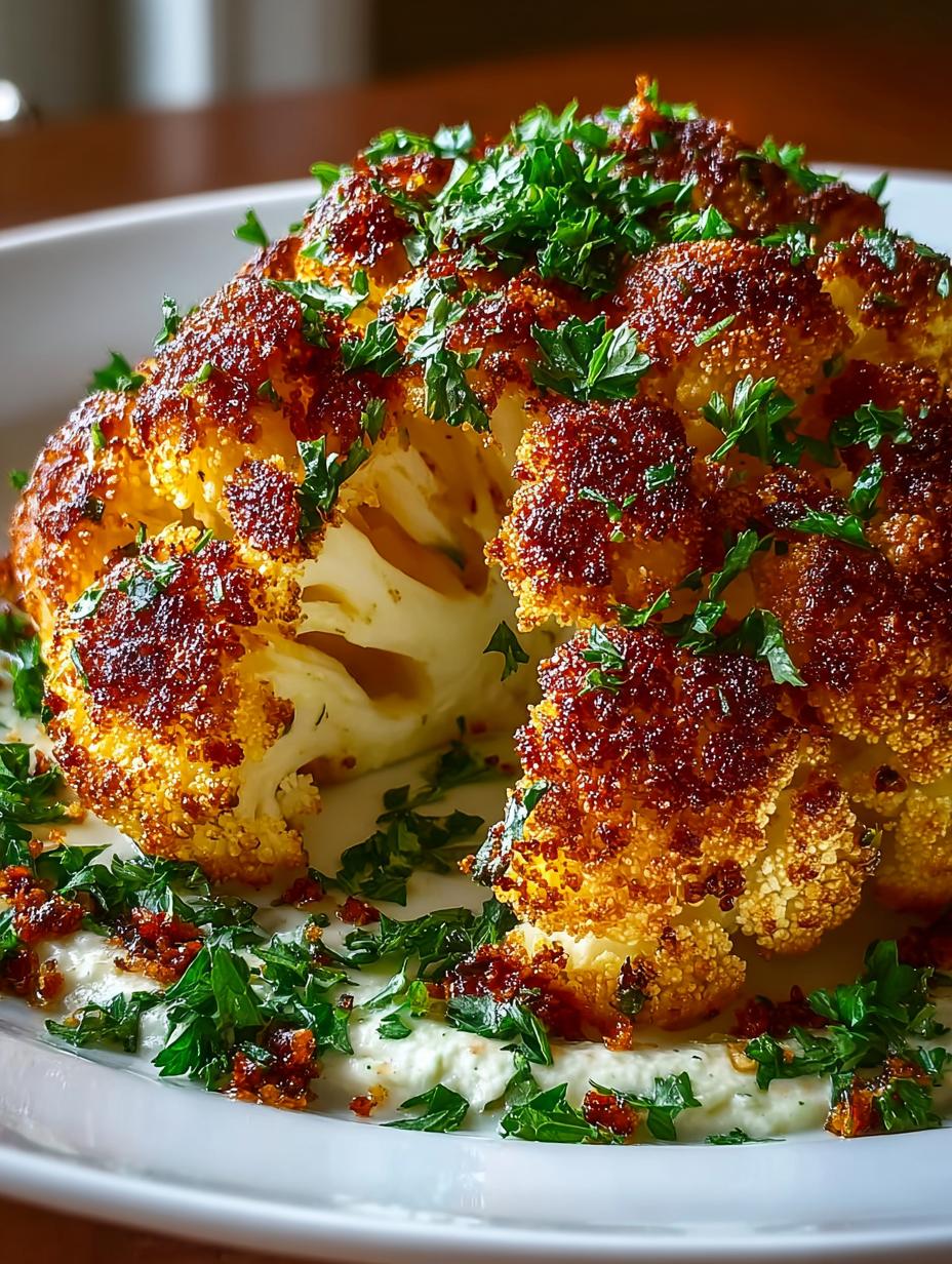 Crispy Roasted Cauliflower Crunchy