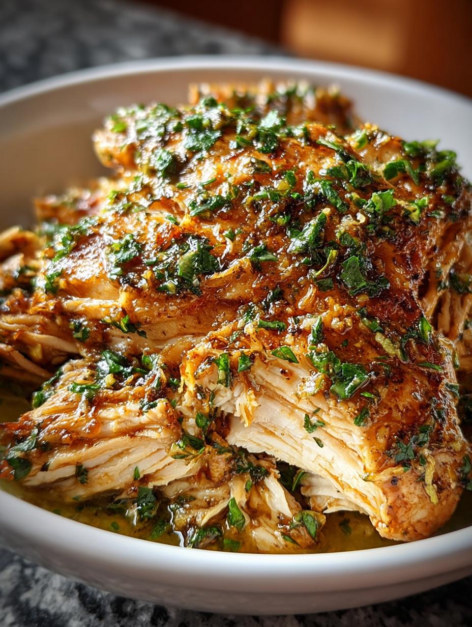 Crockpot Garlic Butter Chicken