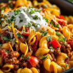 Crockpot Taco Pasta