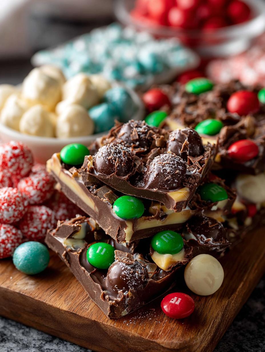 Festive Chocolate Mandms Christmas