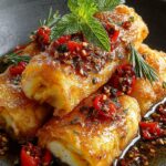 Fried Feta Rolls with