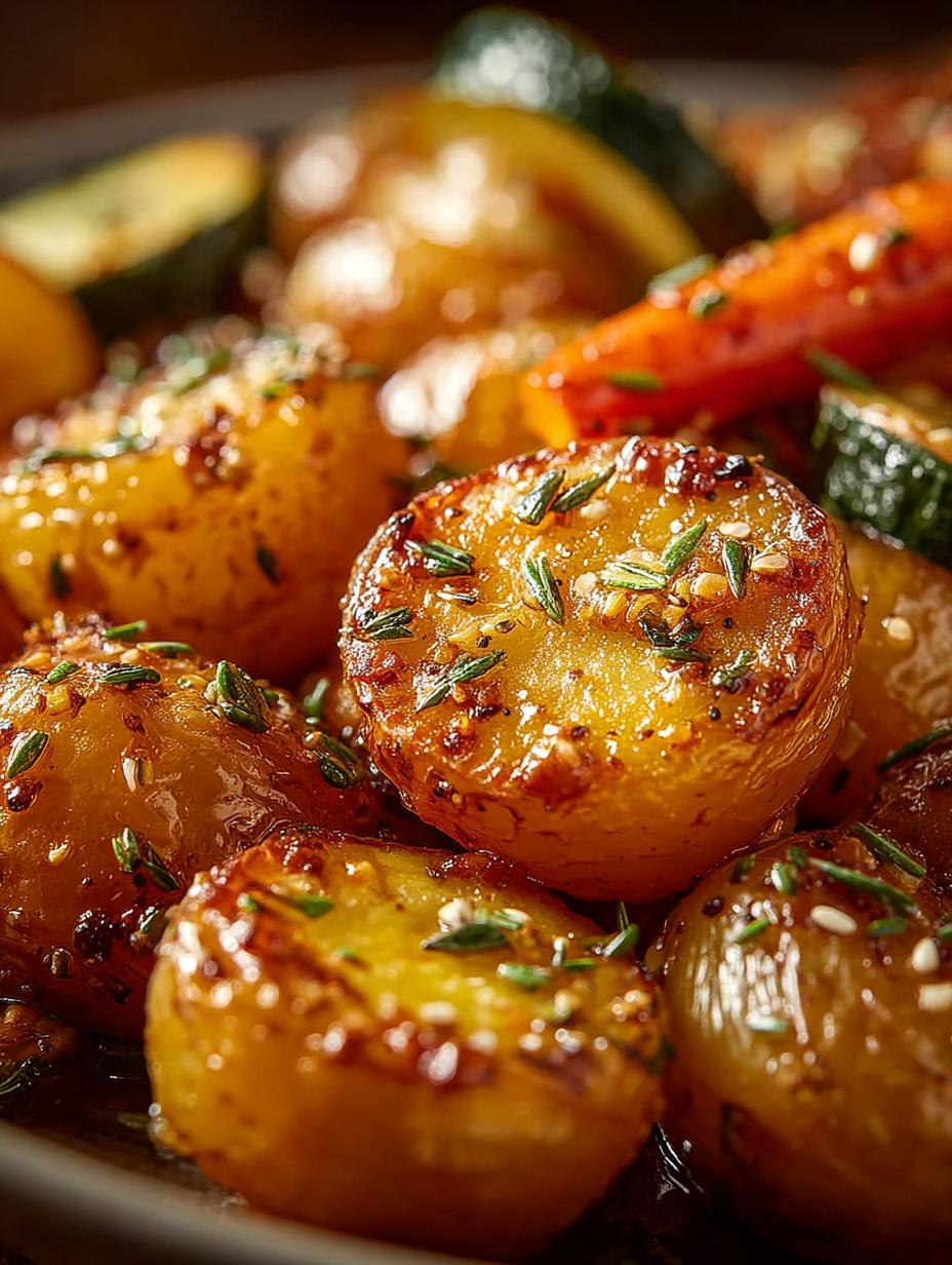 Garlic Herb Roasted Potatoes
