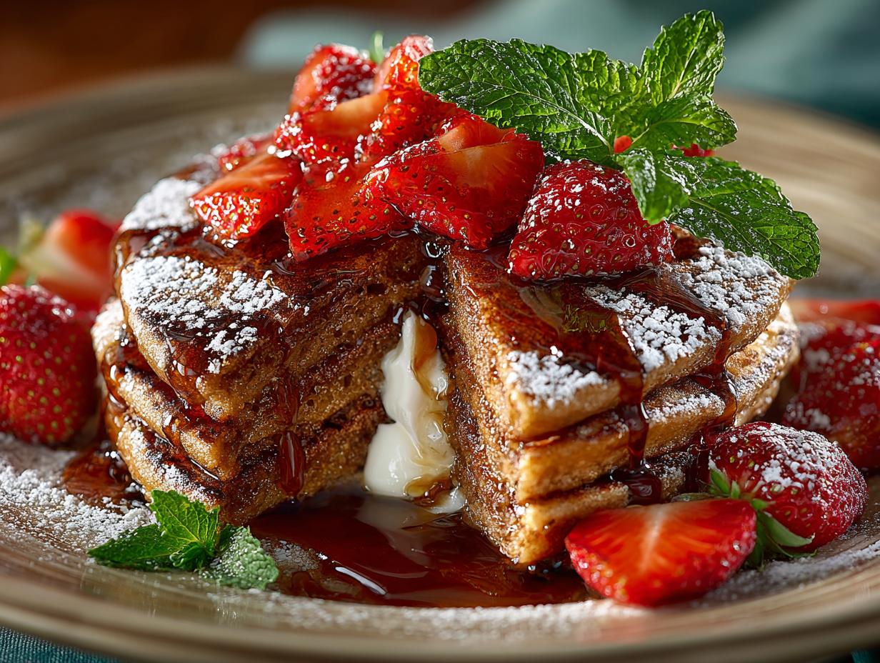Fluffy Gingerbread Pancakes: A Holiday Delight - Gingerbread Pancakes - main visual representation