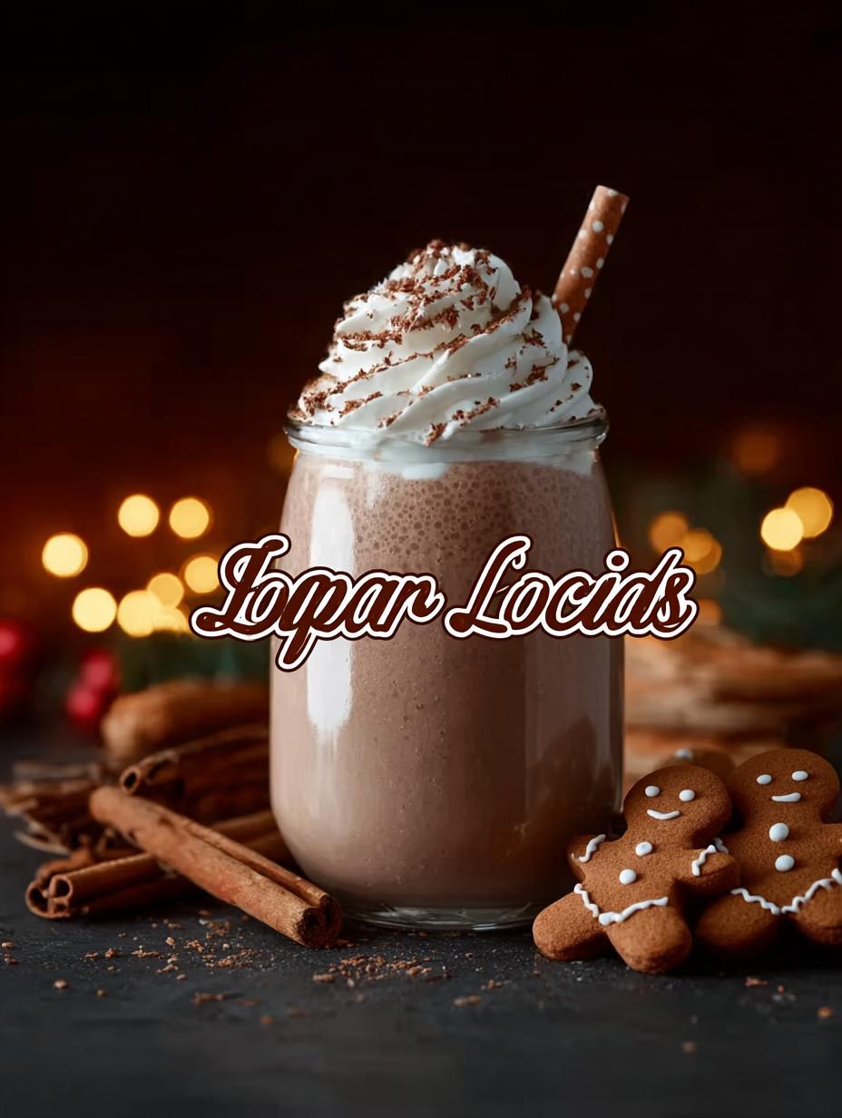 Gingerbread Smoothie Bliss Festive