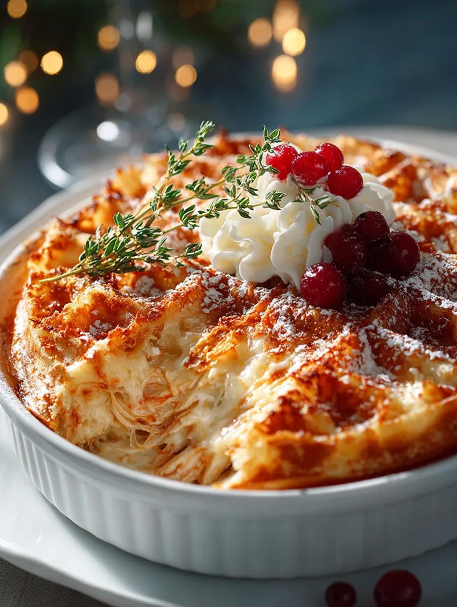 Gingerbread Waffles Festive Breakfast Delight - Gingerbread Waffles Festive Breakfast - main visual representation