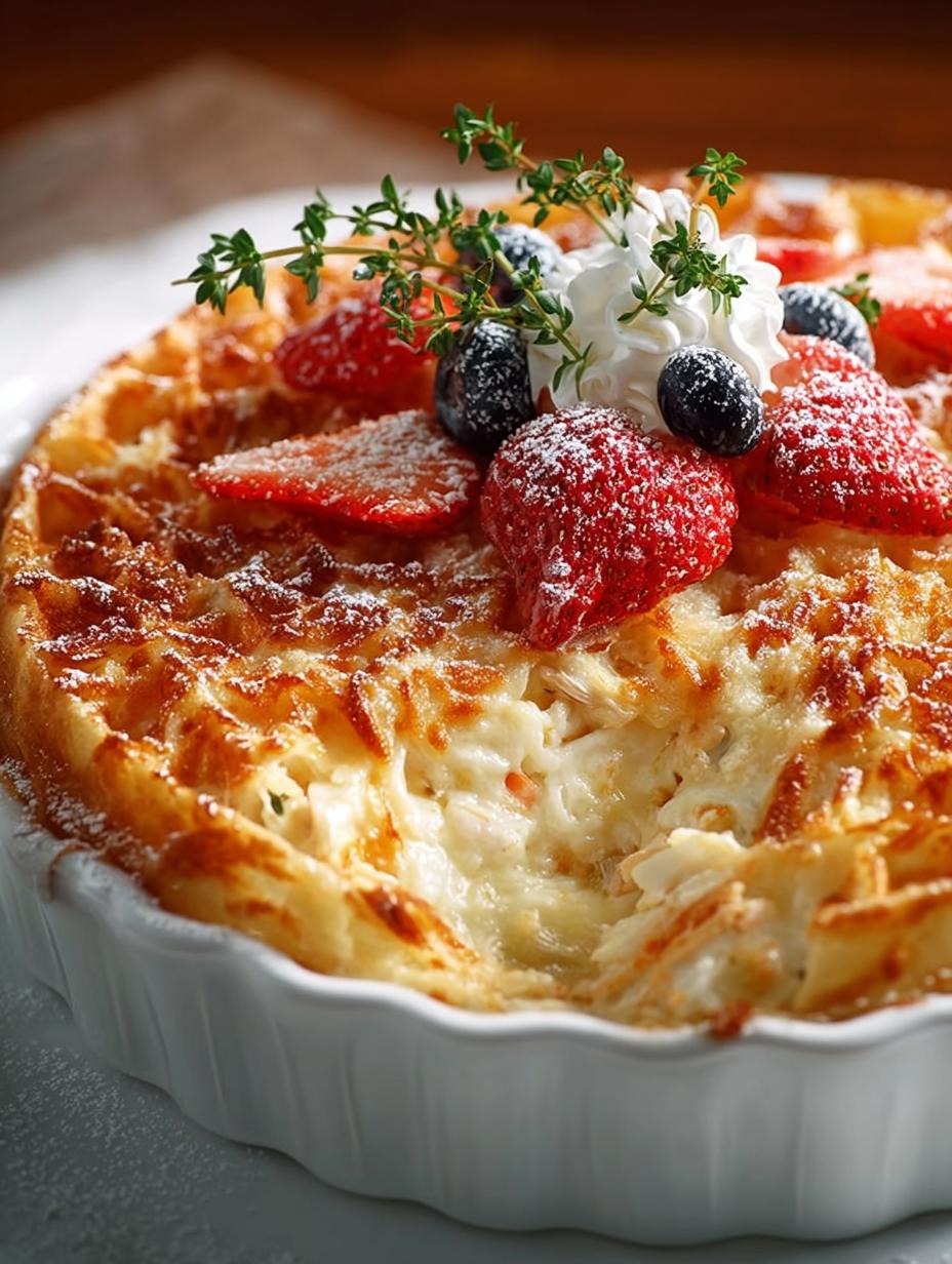 Gingerbread Waffles Festive Breakfast