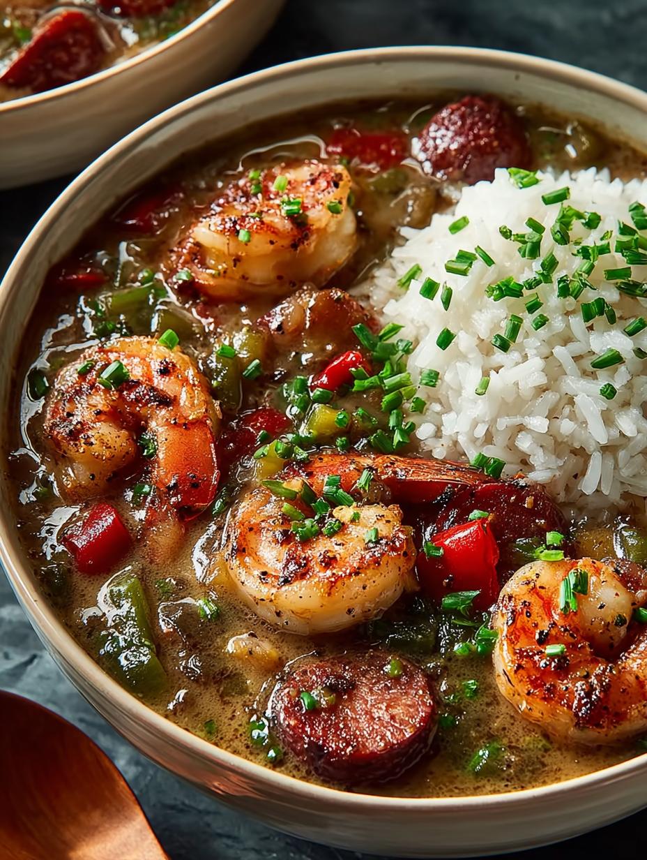 Hearty Louisiana Gumbo with